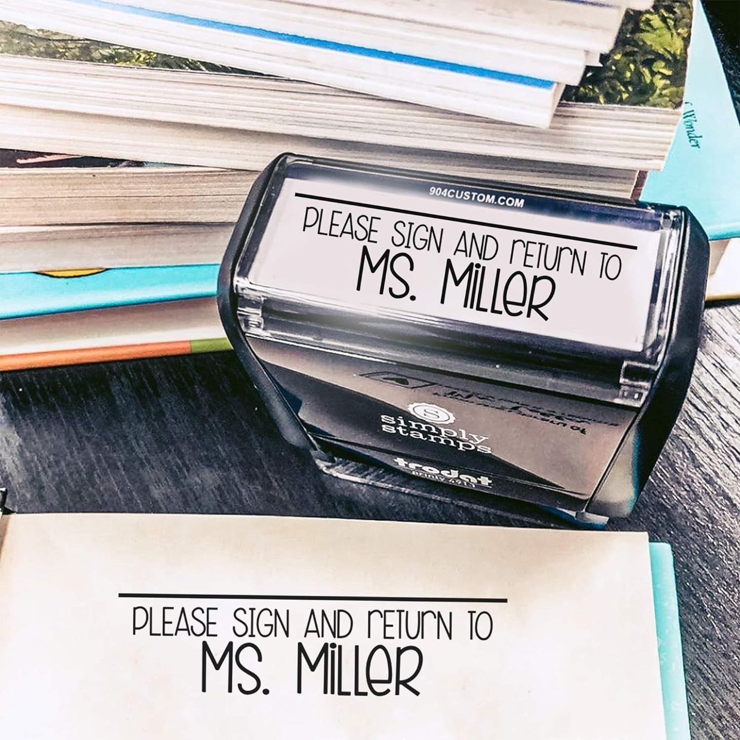 Sellos autoentintados personalizados para profesores  59 diseños  Frases divertidas para profesores  Calificación fácil  Sellos de libros de aula,