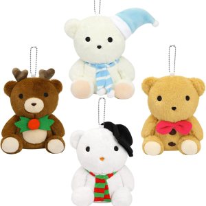 Peluche de Navidad lindo juguete de peluche de Navidad para niños y niñas, Negro – Peluche de Navidad lindo juguete de peluche de Navidad para niños y niñas, Negro –