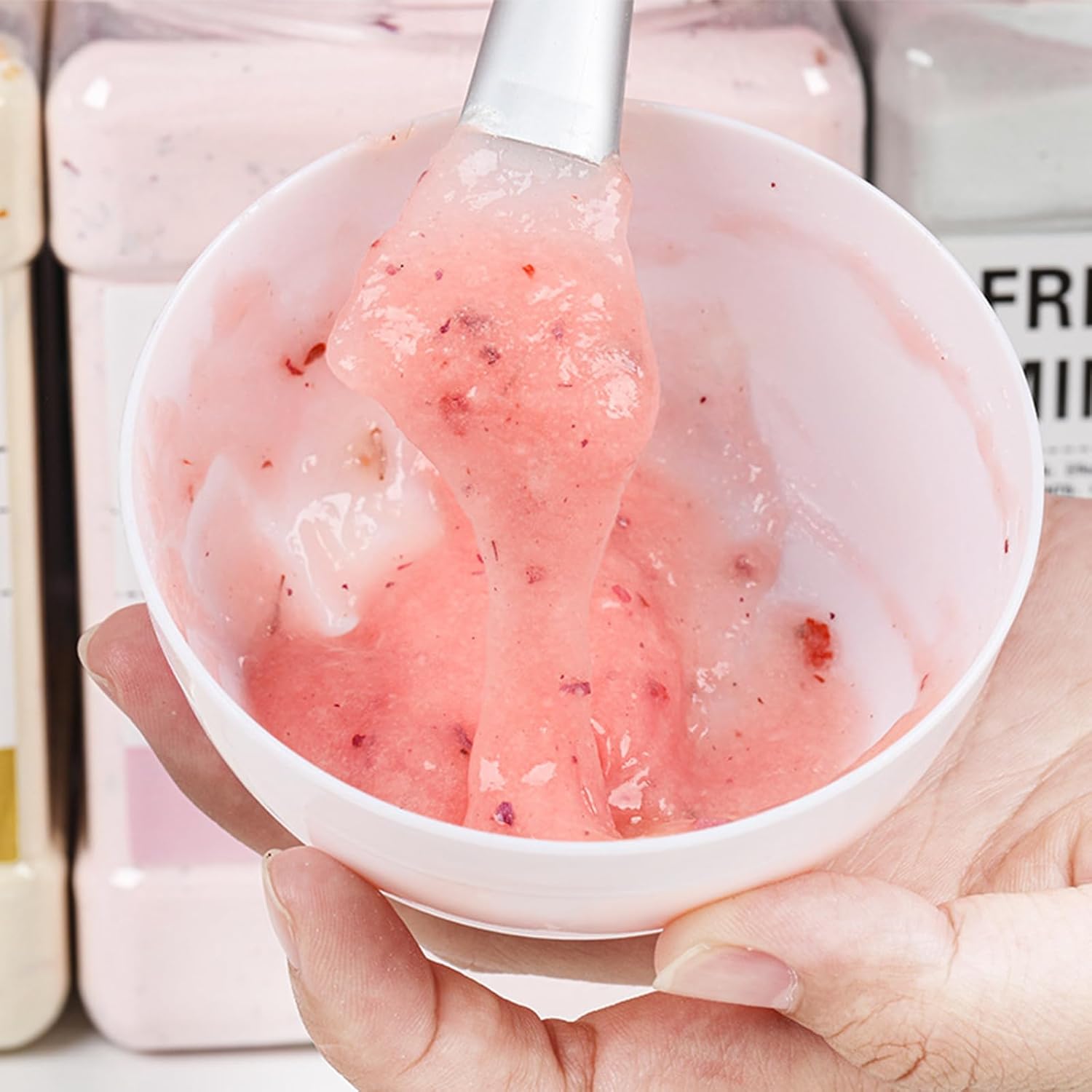 Mascarilla de gelatina para tratamientos faciales profesional al por mayor, máscara de gelatina en polvo para esteticistas, suministros de belleza,