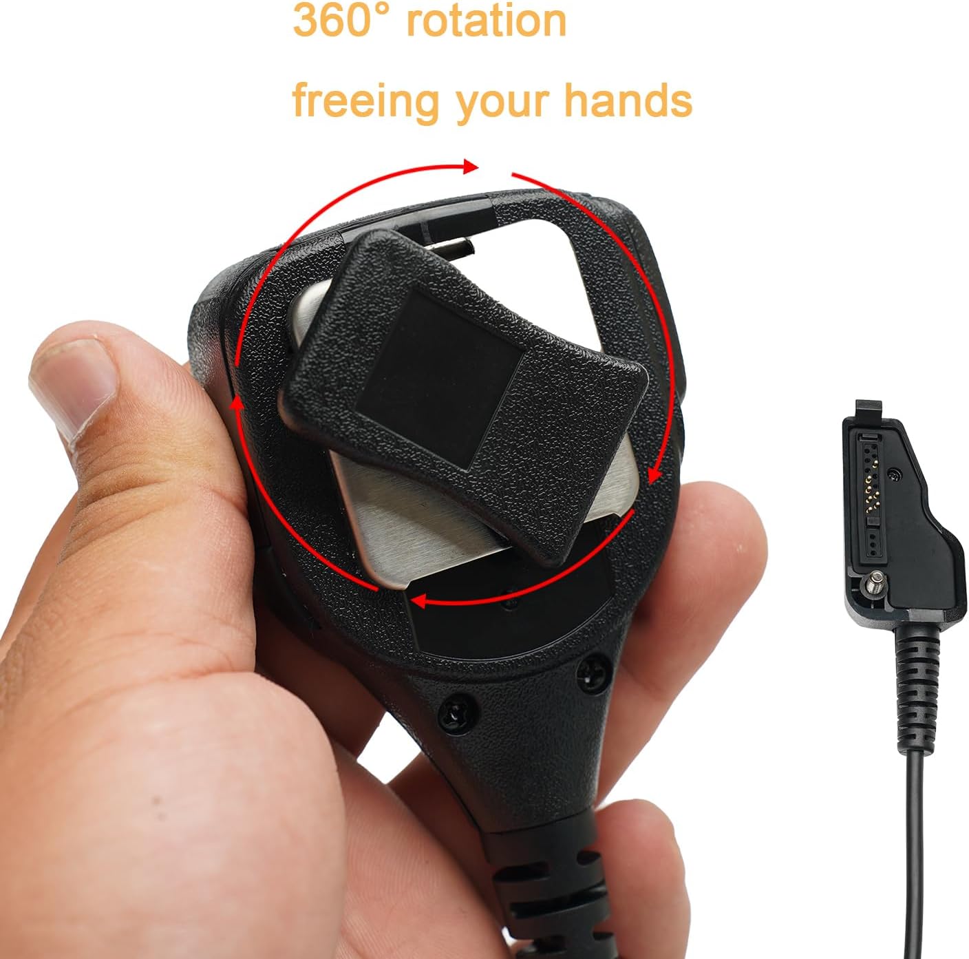 TDYU Speaker Mic for Kenwood Radio Shoulder Microphone Compatible with NX-200 NX-210 NX-300 NX-3200 NX-3300 NX-3400 NX-410 NX-411 NX-5200 NX-5300