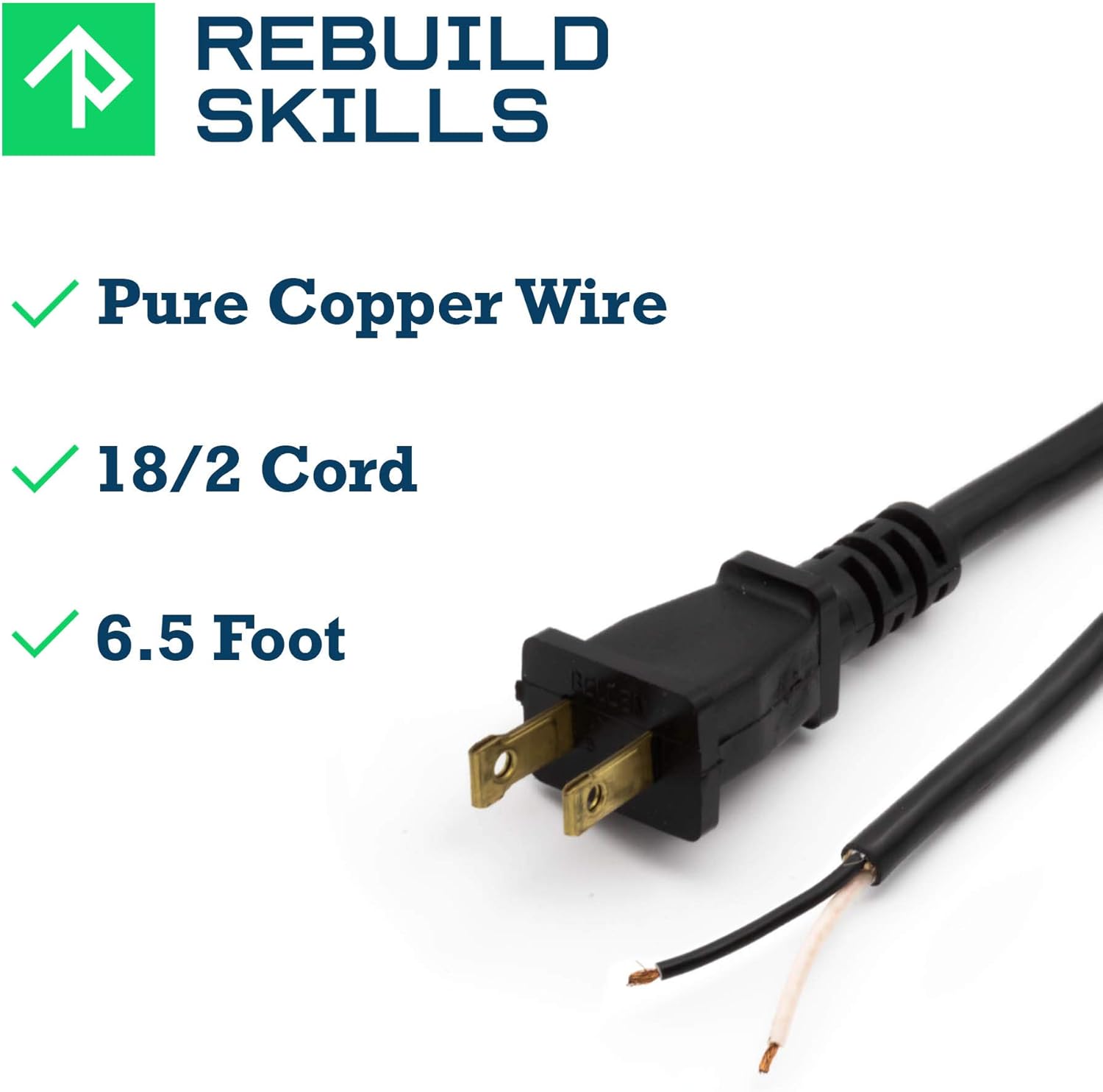 Rebuild Skills – Cables de repuesto para herramientas eléctricas para taladros, lijadoras, sierras de cortar, molinillos, aspiradoras, sierras