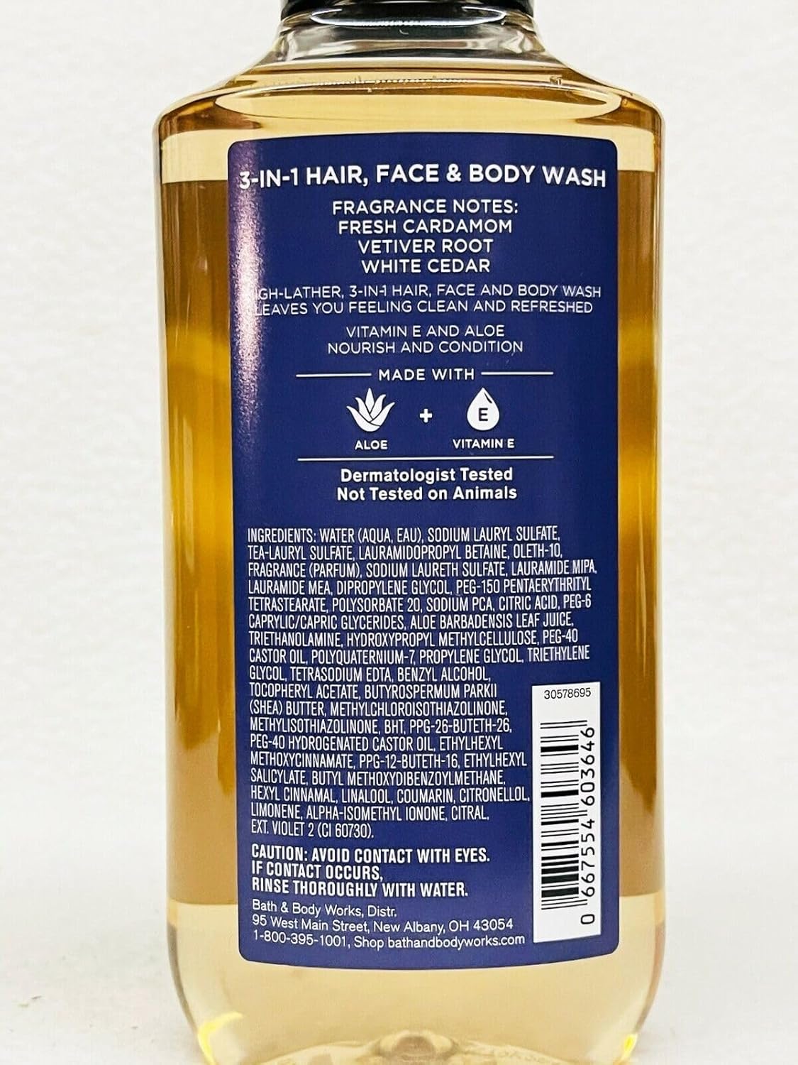 Bath & Body Works HERO – Gel de baño 3 en 1 para hombre, para cabello, cara y cuerpo, 10.0 onzas líquidas