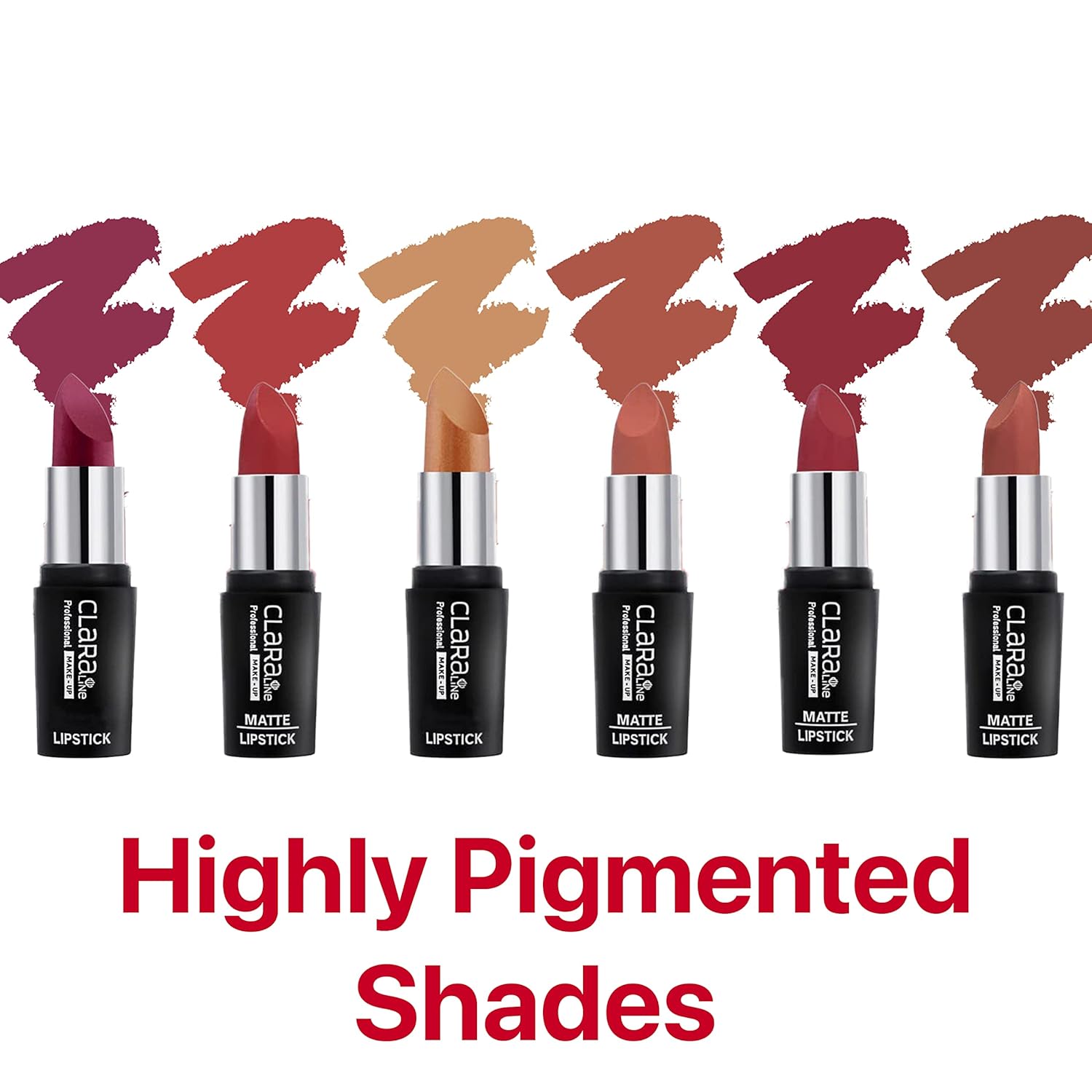 Lápiz labial HD – Maquillaje hidratante de labios  Tonos altamente pigmentados  Larga duración, libre de crueldad, certificado Halal y sin parabenos