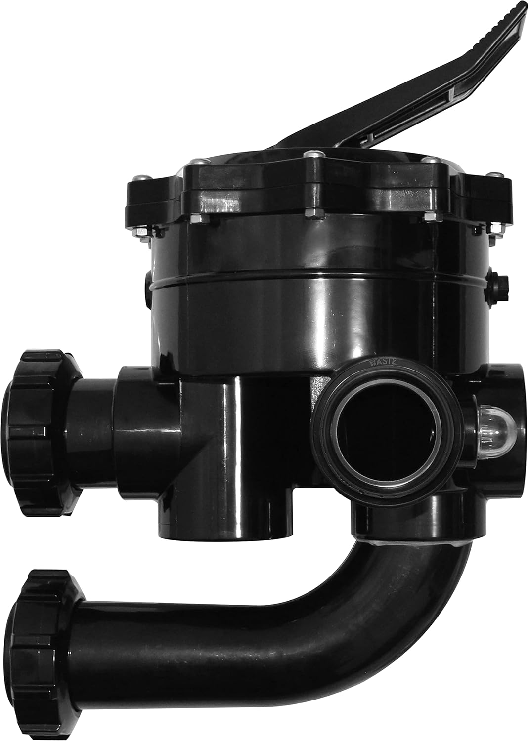 SP0715XR50 Válvula de control compatible con Hayward Pro Series Vari-Flo, repuesto para filtro DE válvula multipuerto de 2 pulgadas (negro)