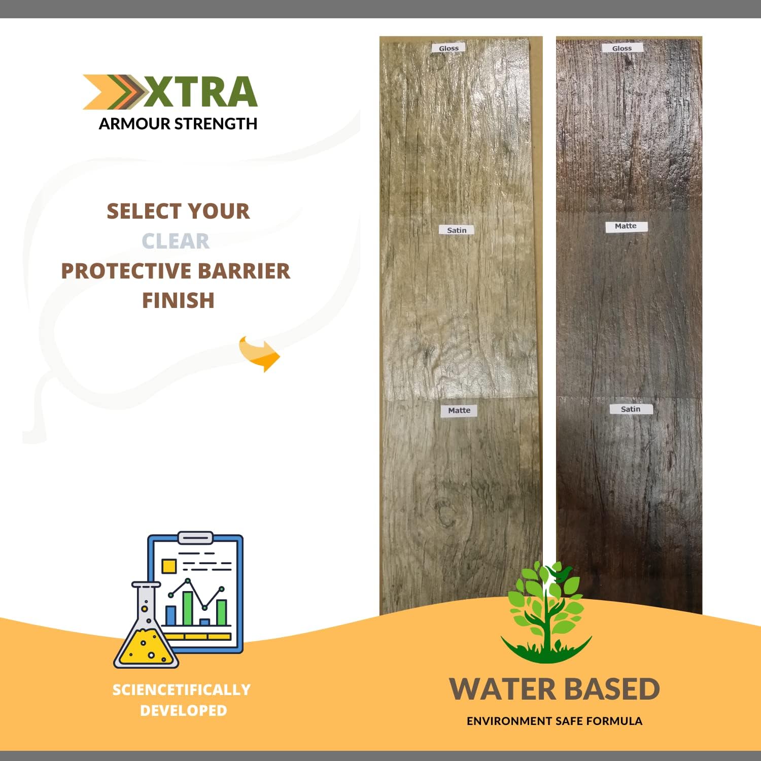 GlazeGuard – Azulejo de cerámica y porcelana brillante (muestra), sellador de lechada, alto brillo, acabado de aspecto húmedo (kit de muestra de 4