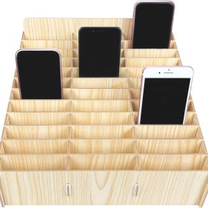 Hejall Wooden Desktop Storage Box Mobile Phone Management Storage Box Creative Desktop Office Meeting Finishing Grid Multi Cell Phone Rack Display Hejall Wooden Desktop Storage Box Mobile Phone Management Storage Box Creative Desktop Office Meeting Finishing Grid Multi Cell Phone Rack Display