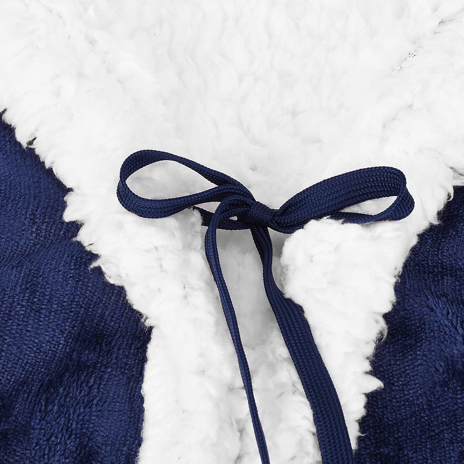 Catalonia – Poncho con capucha manta ponible con bolsillos para las manos, cómoda capa de forro polar Sherpa para niños y adultos, regalo para