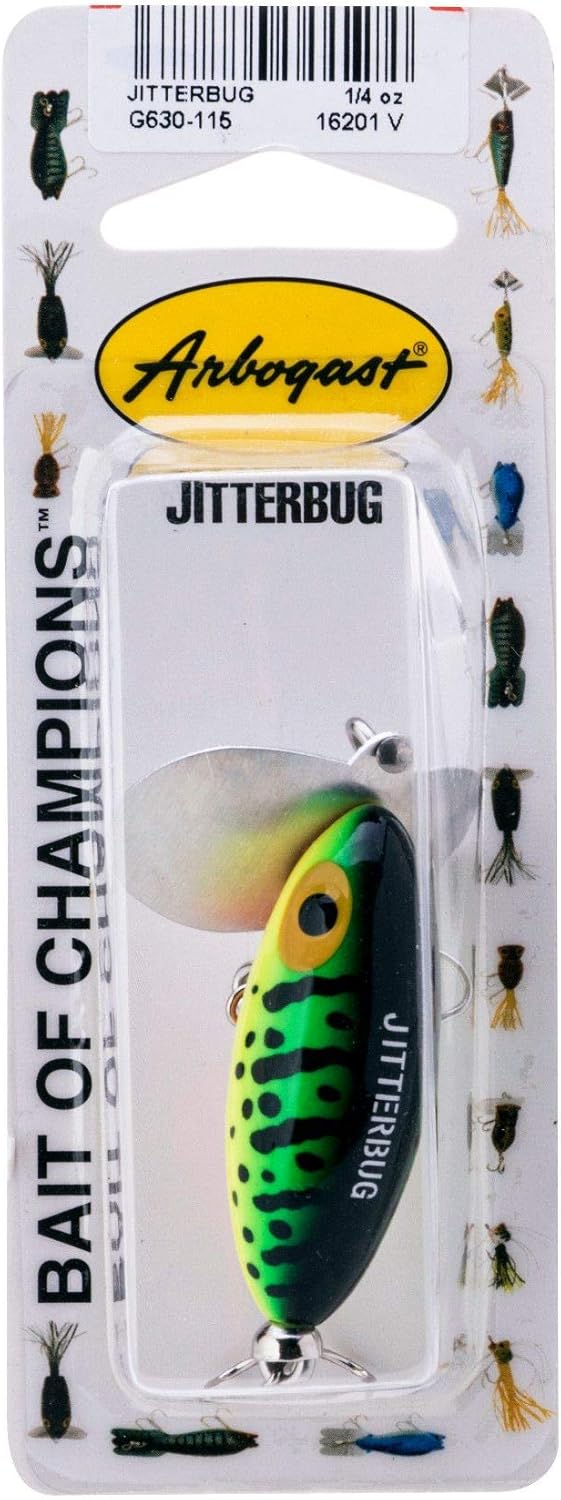 Arbogast Jitterbug Topwater Bass – Señuelo de pesca para pesca nocturna