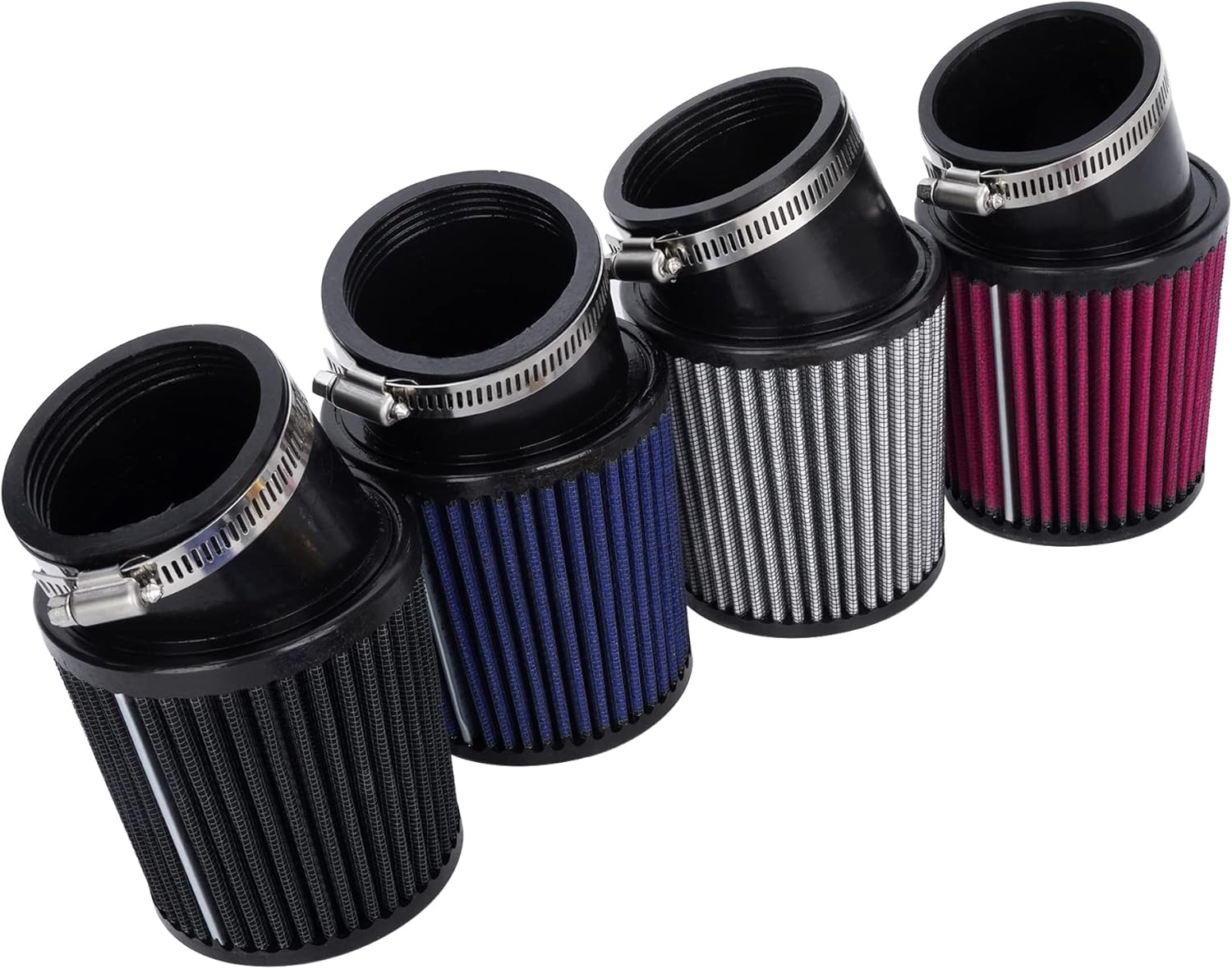 Filtro de aire para motocicleta, filtro de aire de alto rendimiento de 2.441 in para Predator 212cc 6.5 HP GX160 GX200 196cc TrailMaster Buggy