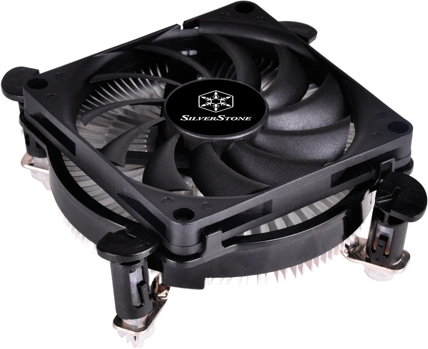 SilverStone Technology Silverstone NT08-115XP – Enfriador de CPU de perfil bajo de 1.299 in de altura para CPU Intel LGA115X y LGA1200,