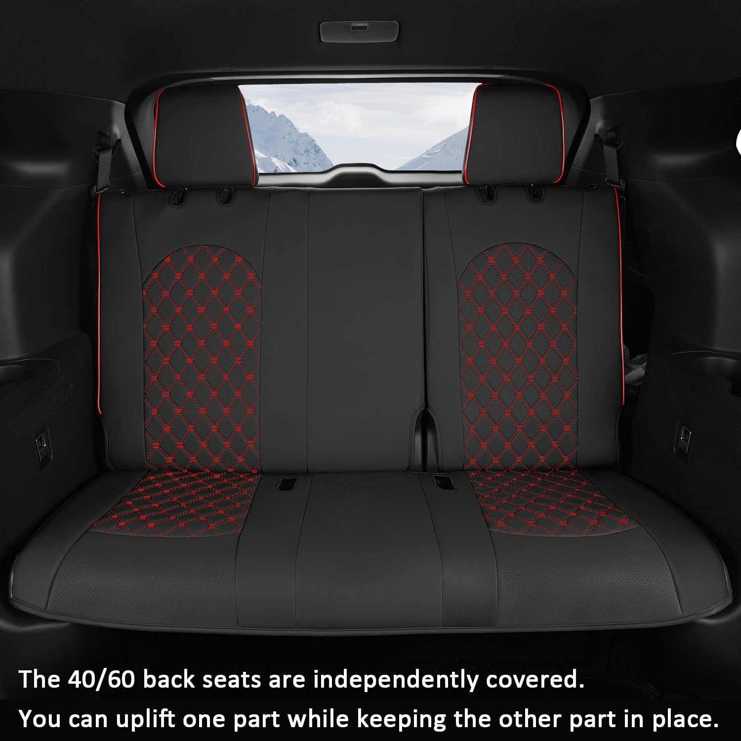 GIANT PANDA Juego completo de fundas de asiento de automóvil personalizadas para Toyota Highlander XLEXSELimitedPlatinumHybrid 2020 2021 2022 2023