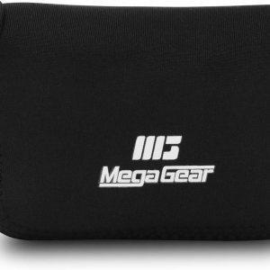 MegaGear Panasonic Lumix DC-ZS200, TZ200, Leica C-Lux – Funda de neopreno ultra ligera, con mosquetón, color negro MegaGear Panasonic Lumix DC-ZS200, TZ200, Leica C-Lux – Funda de neopreno ultra ligera, con mosquetón, color negro