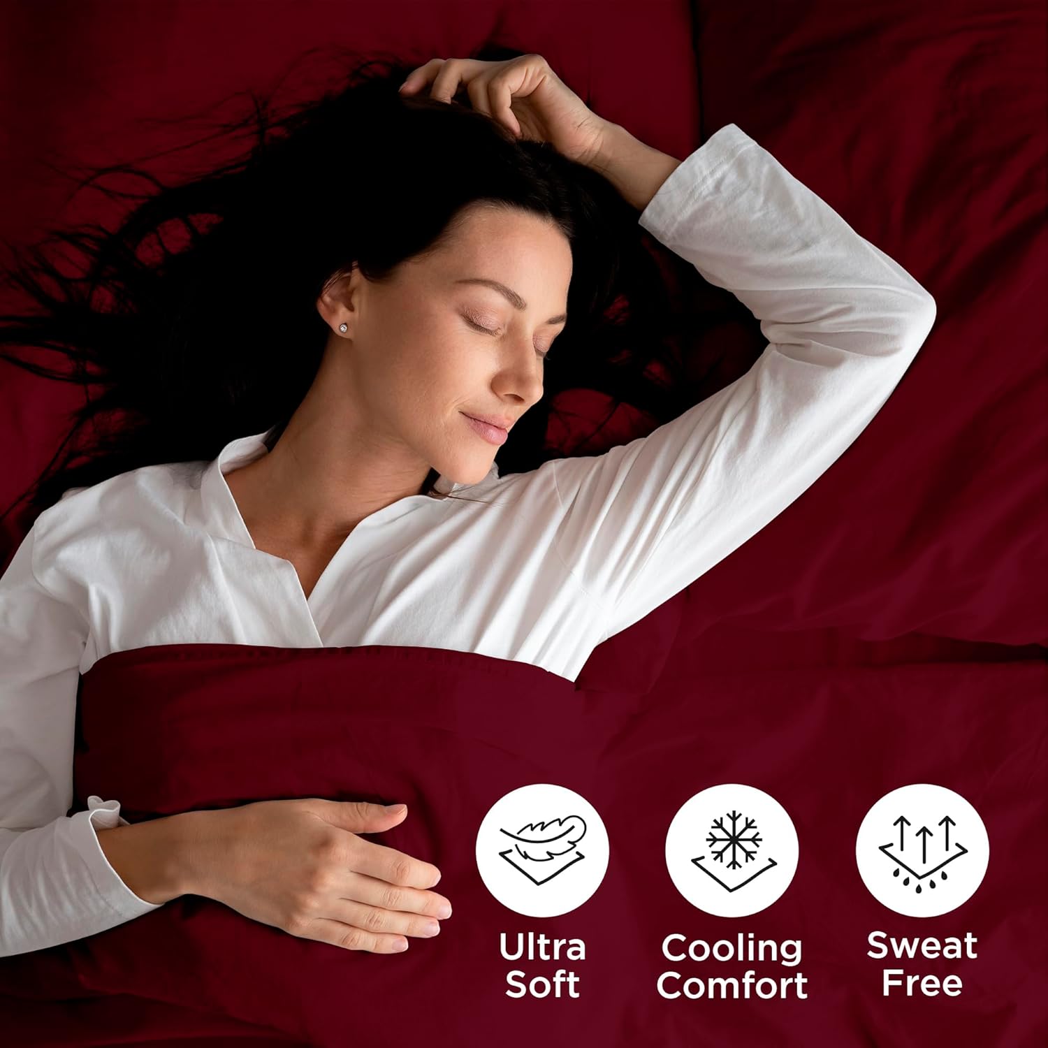 Royale Linens – Sábana encimera tamaño California King, microfibra cepillada 1800, ultrasuave, transpirable, resistente a arrugas y manchas, la