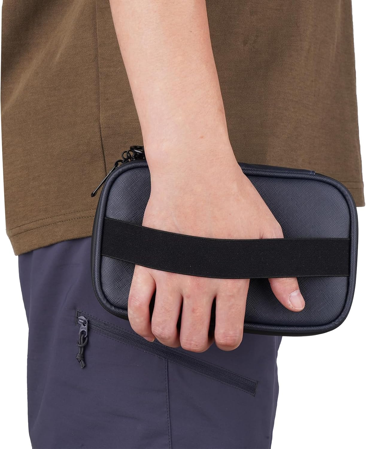 OZCHIN Bolsa de almacenamiento a prueba de olores, bolsa organizadora con cremallera, bolsa pequeña de viaje resistente al agua de 8 x 5 pulgadas