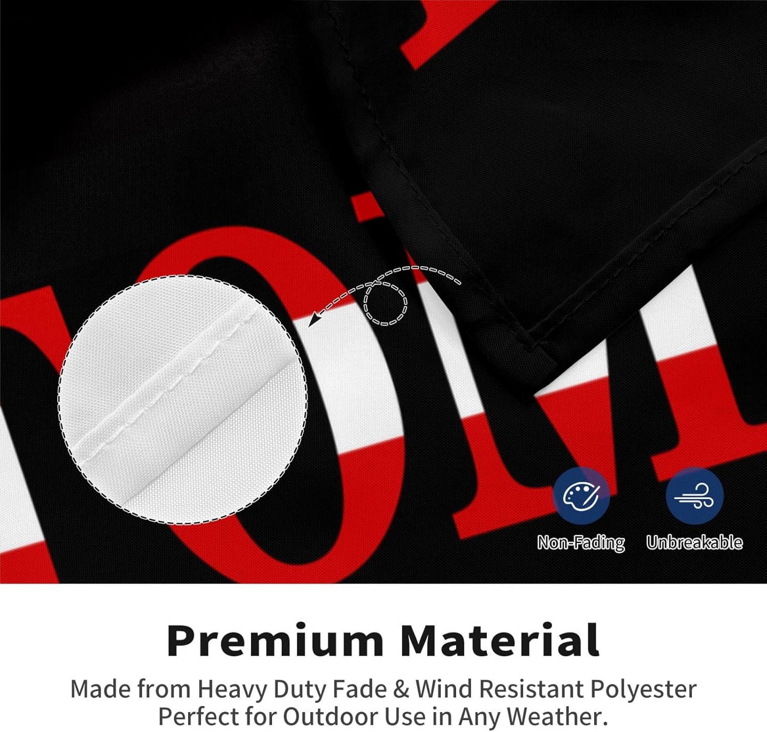 Bandera personalizada de 2 x 3 pies de doble cara  Banderas personalizadas para exteriores  Diseña tu propio logotipo, imagen, texto fotográfico,