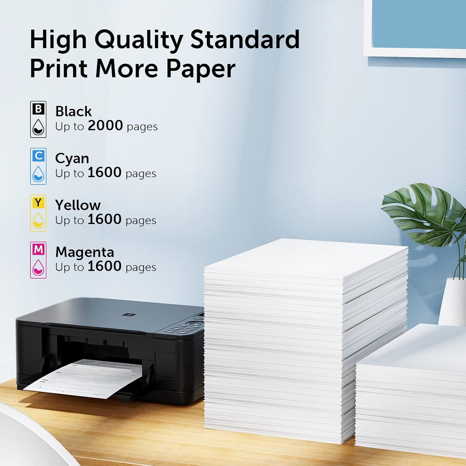 Paquete combinado de cartuchos de tinta 962XL compatibles con impresoras HP 962 XL de alto rendimiento con impresoras HP OfficeJet Pro 9010 9012