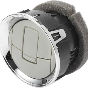 X AUTOHAUX Calentador de CA con salida de ventilación para tablero de instrumentos para Ford F150 2012 2013 2014 tono plateado X AUTOHAUX Calentador de CA con salida de ventilación para tablero de instrumentos para Ford F150 2012 2013 2014 tono plateado