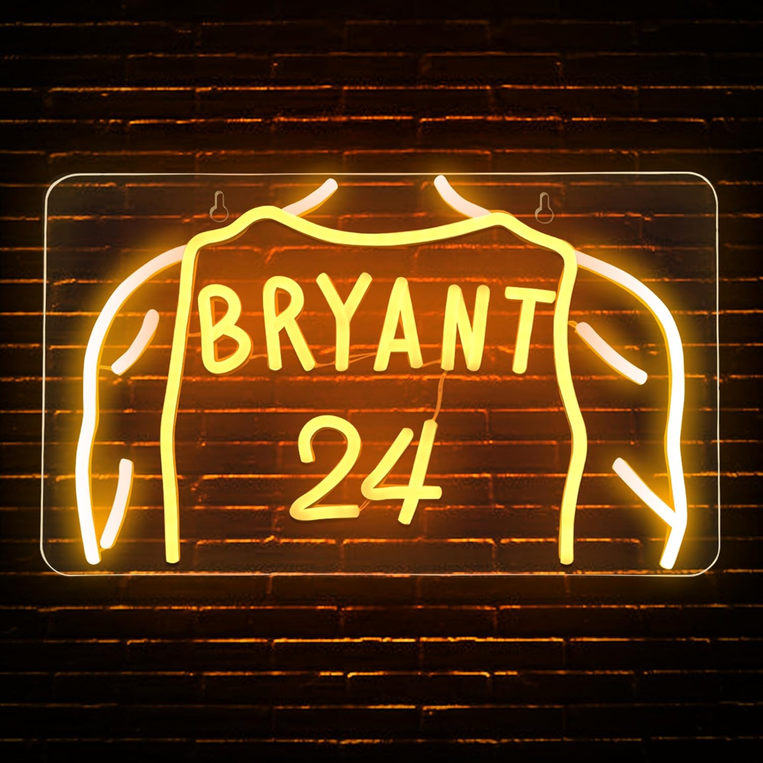 ZYLD034 – Letrero de neón LED de baloncesto para decoración de pared, letrero de neón LED de baloncesto para fanáticos del baloncesto, regalos para