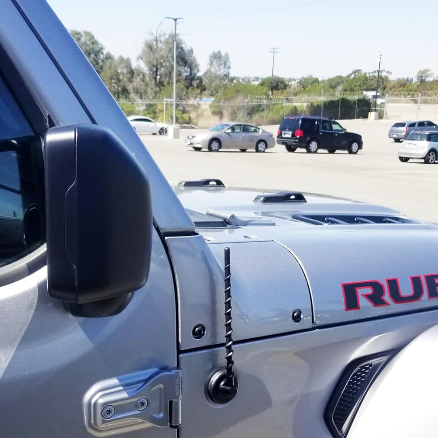 Antena (9 pulgadas) para Jeep Wrangler JK JL JKU JLU Gladiator JT Jeep Wrangler Gladiator JT, Jeep Wrangler Gladiator, Jeep Sahara Rubicon Willys