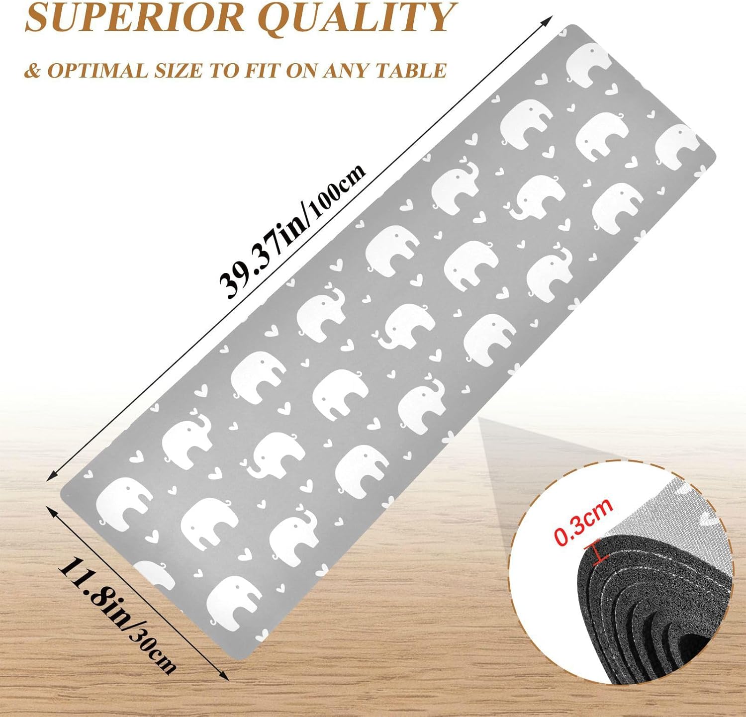 Salvamanteles de elefantes para ollas y sartenes calientes resistentes al calor, salvamanteles antideslizantes para cocina, platos calientes,