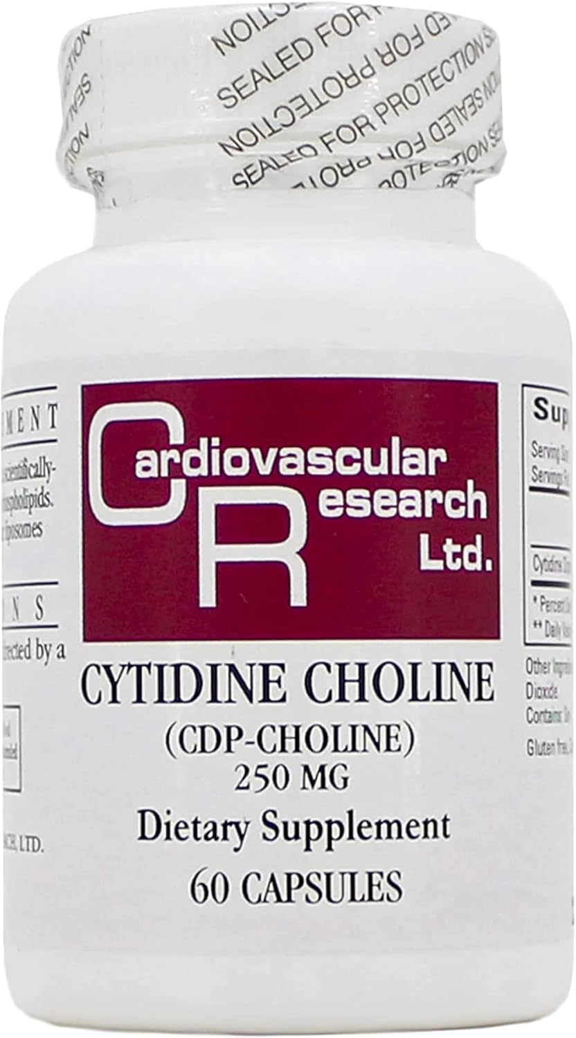 Ecological Formulas – Citidina Colina 250 mg 60 cápsulas Salud y Belleza