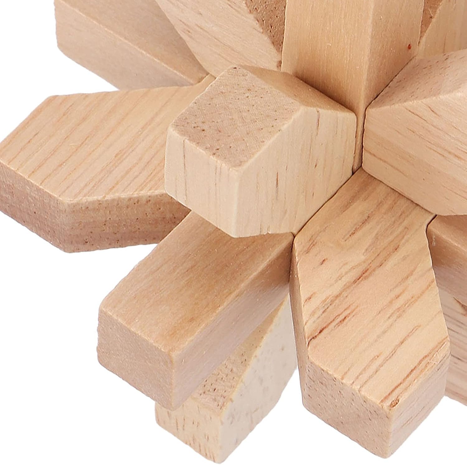 Rompecabezas de madera para el cerebro, rompecabezas de desenmarañamiento de bloqueo, rompecabezas de madera entrelazados, juguete de prueba de