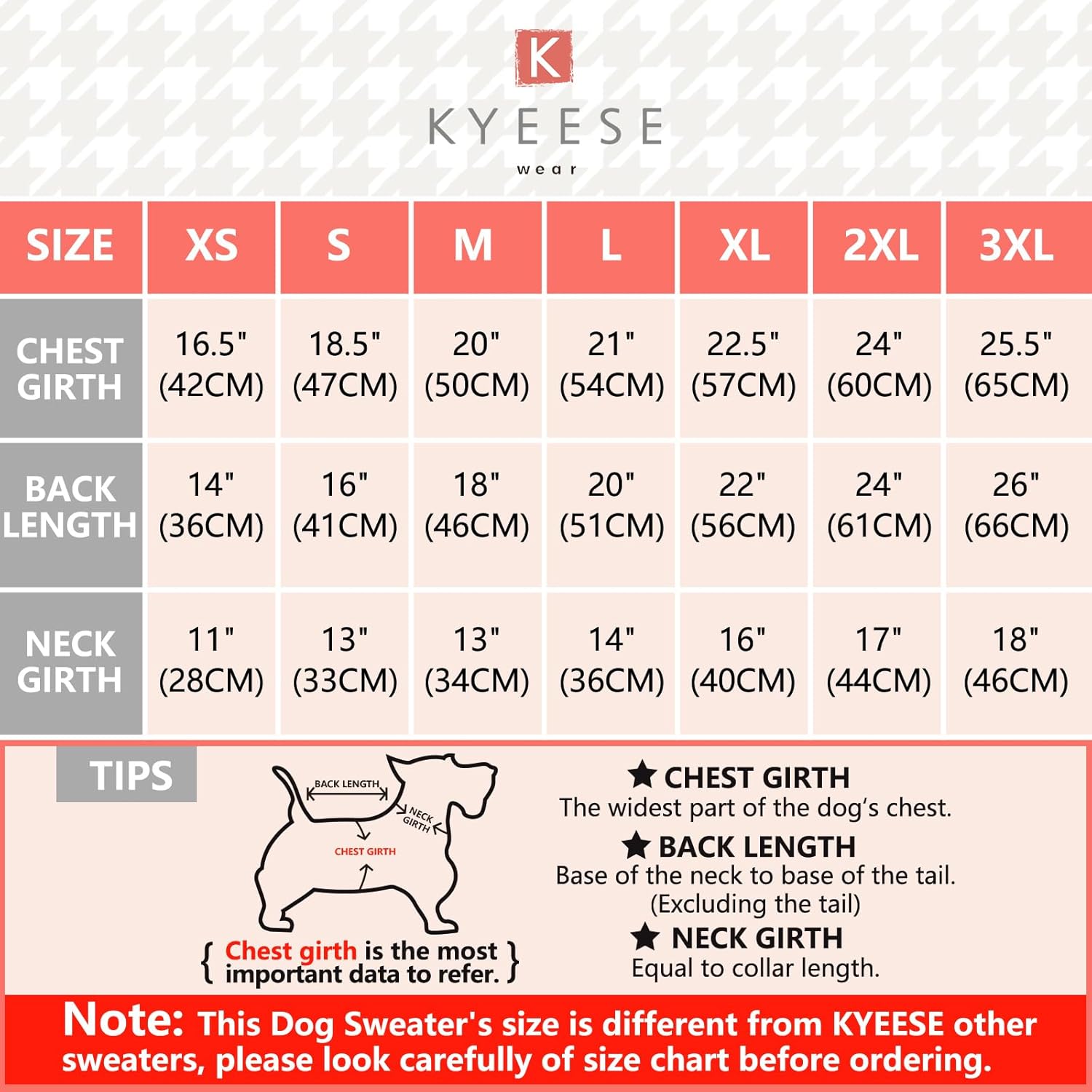 KYEESE Suéteres para perros con agujero para la correa, para perros medianos, suéter pesado con hilo reflectante para otoño e invierno, rojo oscuro,
