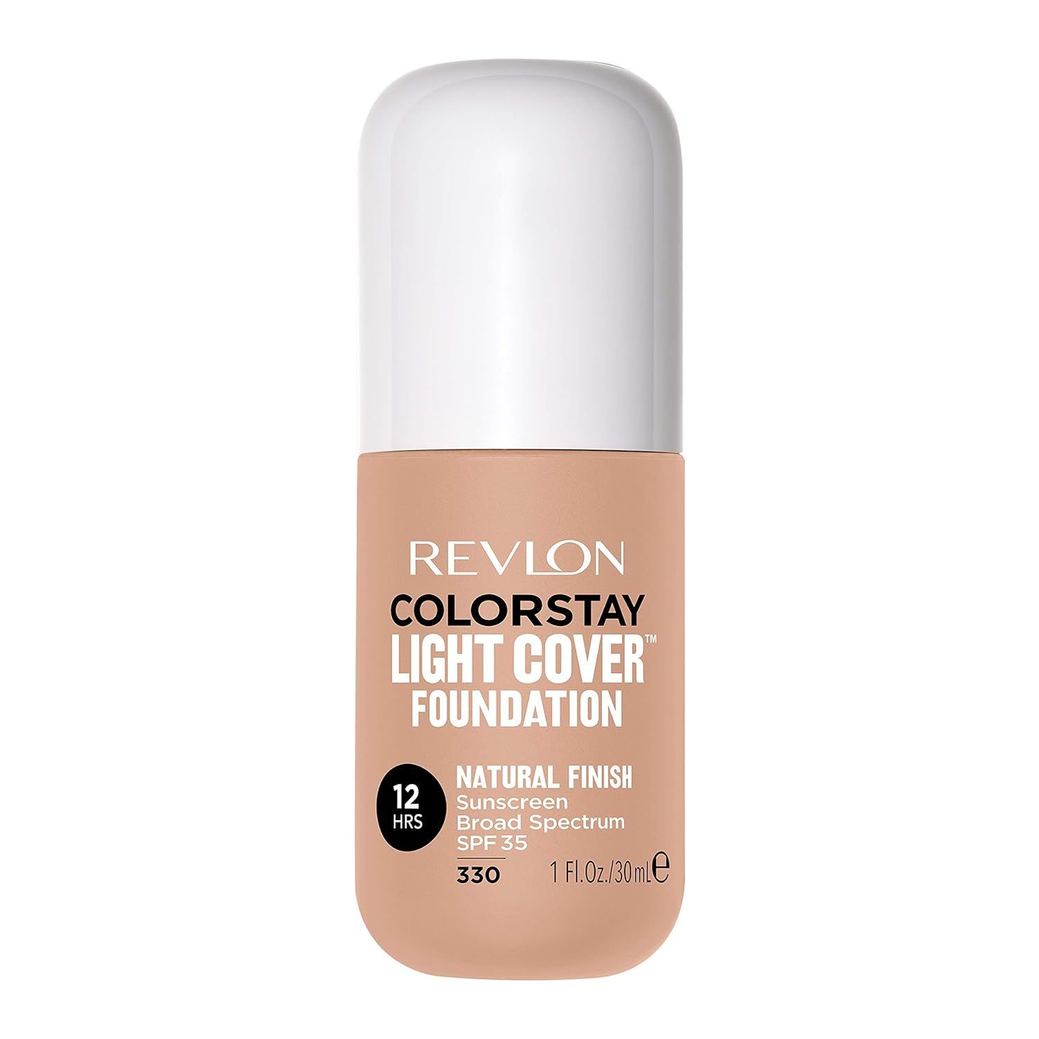 Revlon ColorStay – Base líquida de cobertura ligera, maquillaje hidratante de larga duración sin peso con SPF 35, cobertura ligera y media para