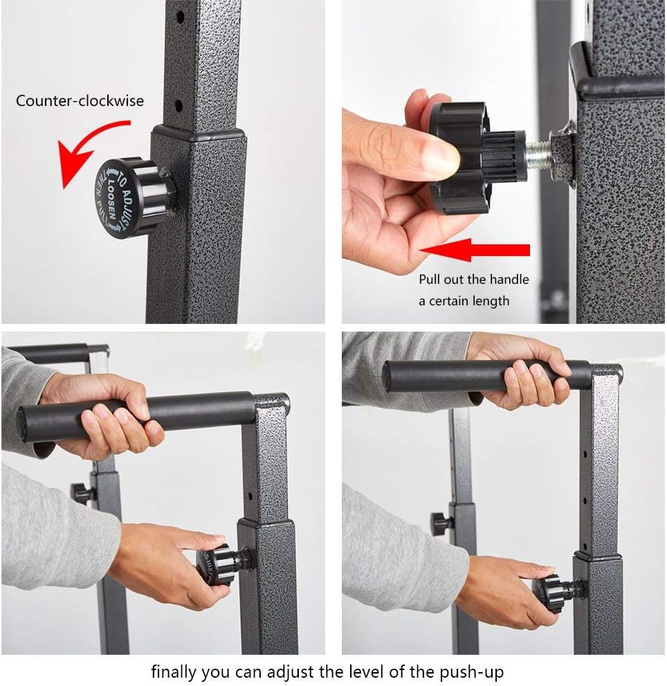 -Torre de poder ajustable resistente Pedestal de inmersión de entrenamiento de fuerza ajustable y resistente para entrenamiento de fuerza