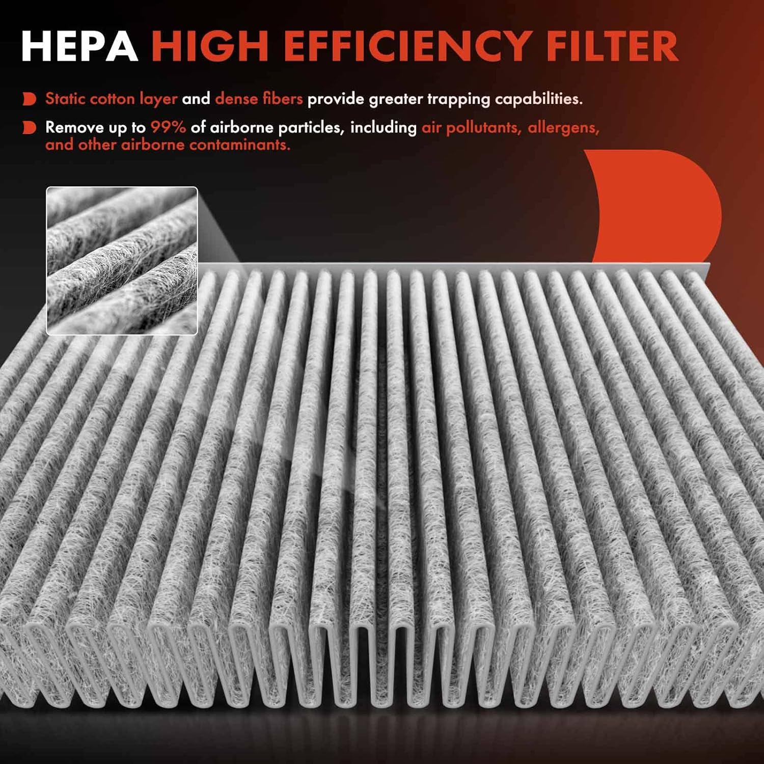 A-Premium Filtro de aire de cabina de 2 piezas con carbón activado compatible con Volkswagen Jetta, Passat, Golf, Tiguan, Beetle, CC, Eos, GTI,