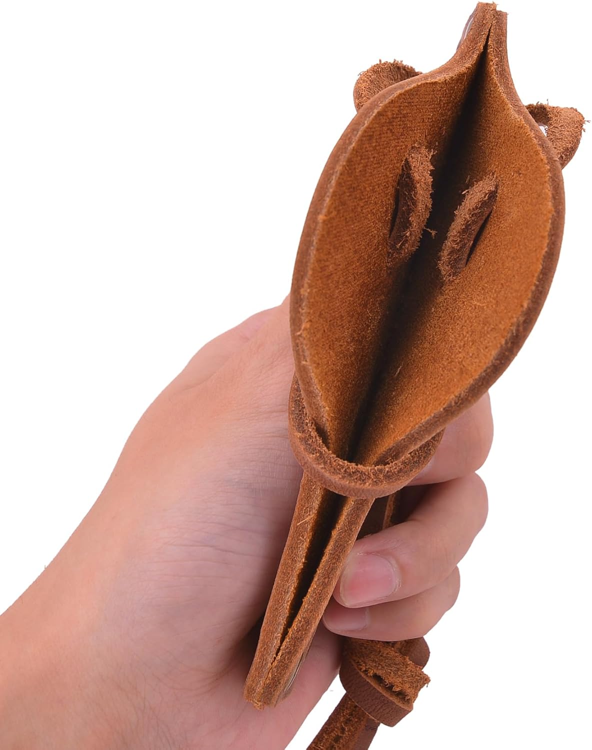 Funda de cuero duradera para hacha, cubierta de cabeza de hacha, protector de hoja de hacha, herramienta de camping