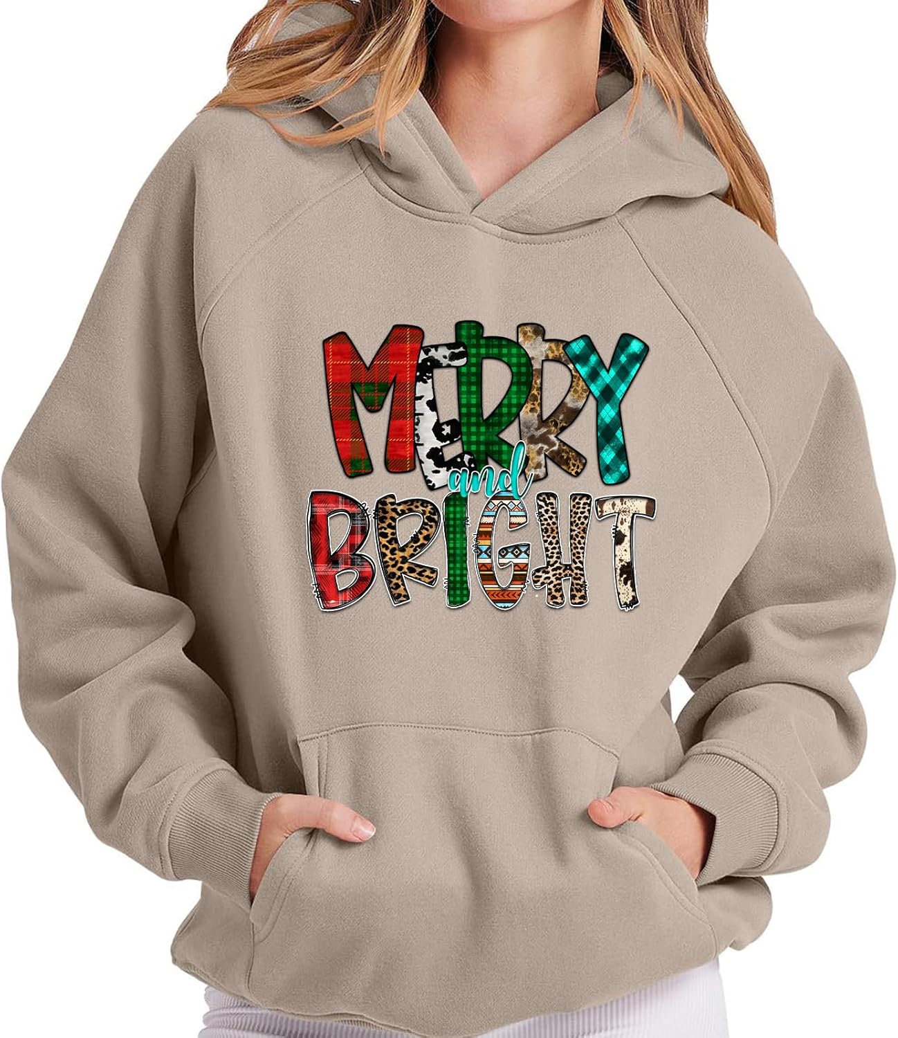 Calcomanías para planchar con texto en inglés Merry Christmas para árbol de Navidad, Papá Noel, parches de transferencia de calor para ropa,