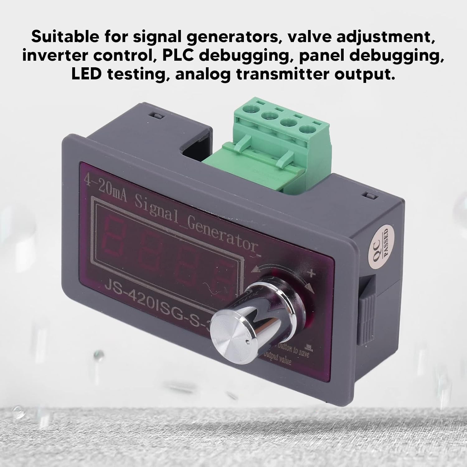 Generador de señal de 4 20mA, alta precisión 4 20mA 0 10 V generador de señal de voltaje de corriente con AMP y voltios simulador analógico de