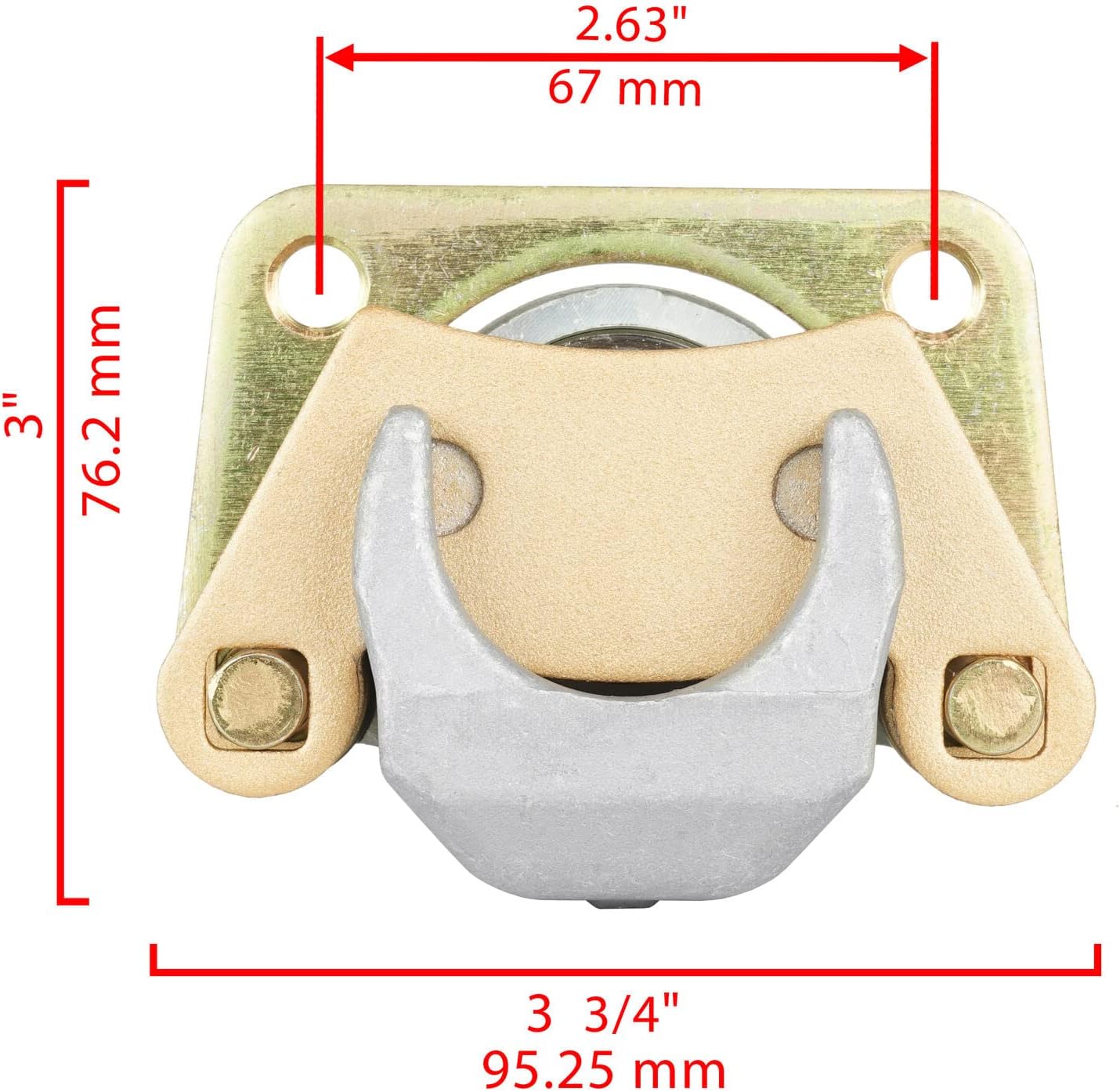For Polaris Ranger 900 4×4 2011-2014 Diesel Rear Right Brake Caliper and Disc Mod-ZTF1-12589