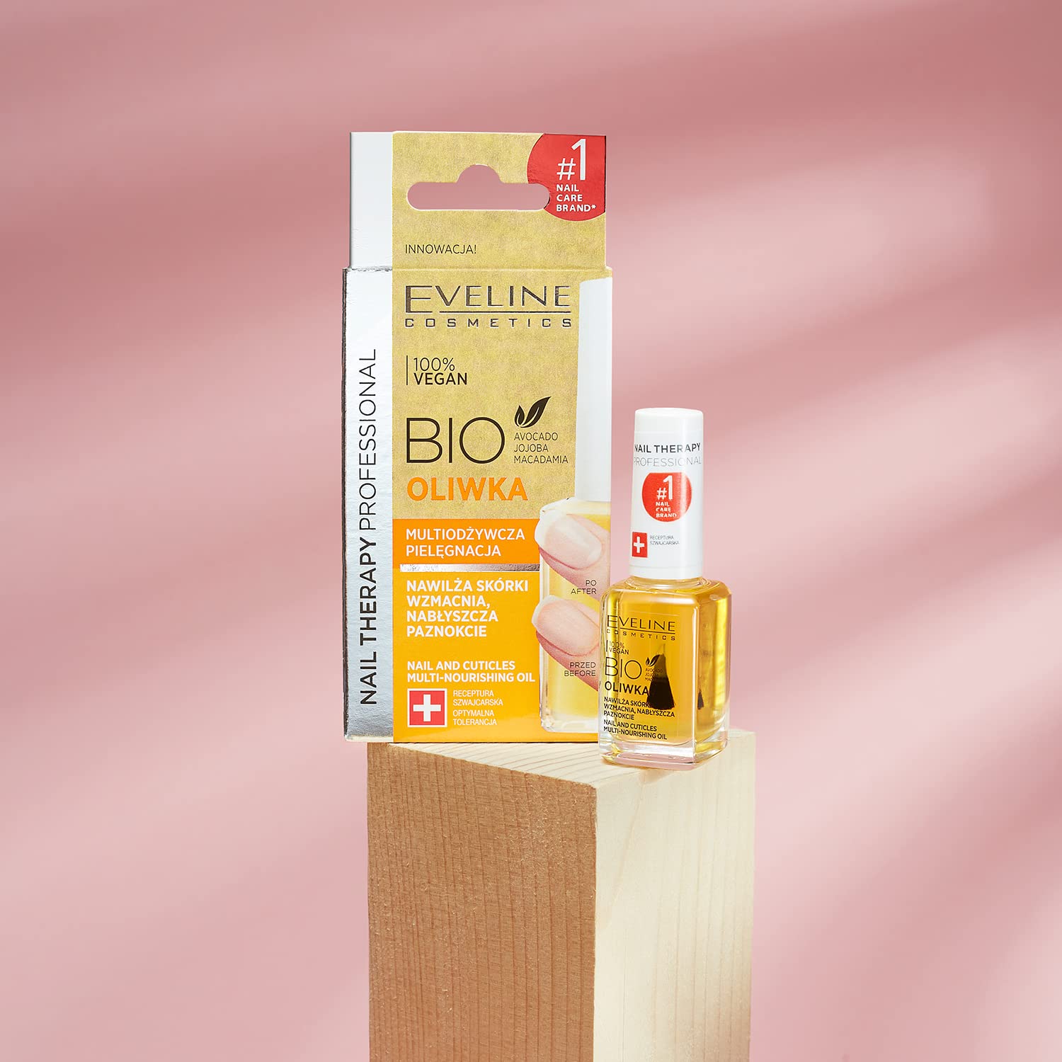 Eveline Cosmetics Tratamiento de uñas de oliva orgánico 0.4 fl oz