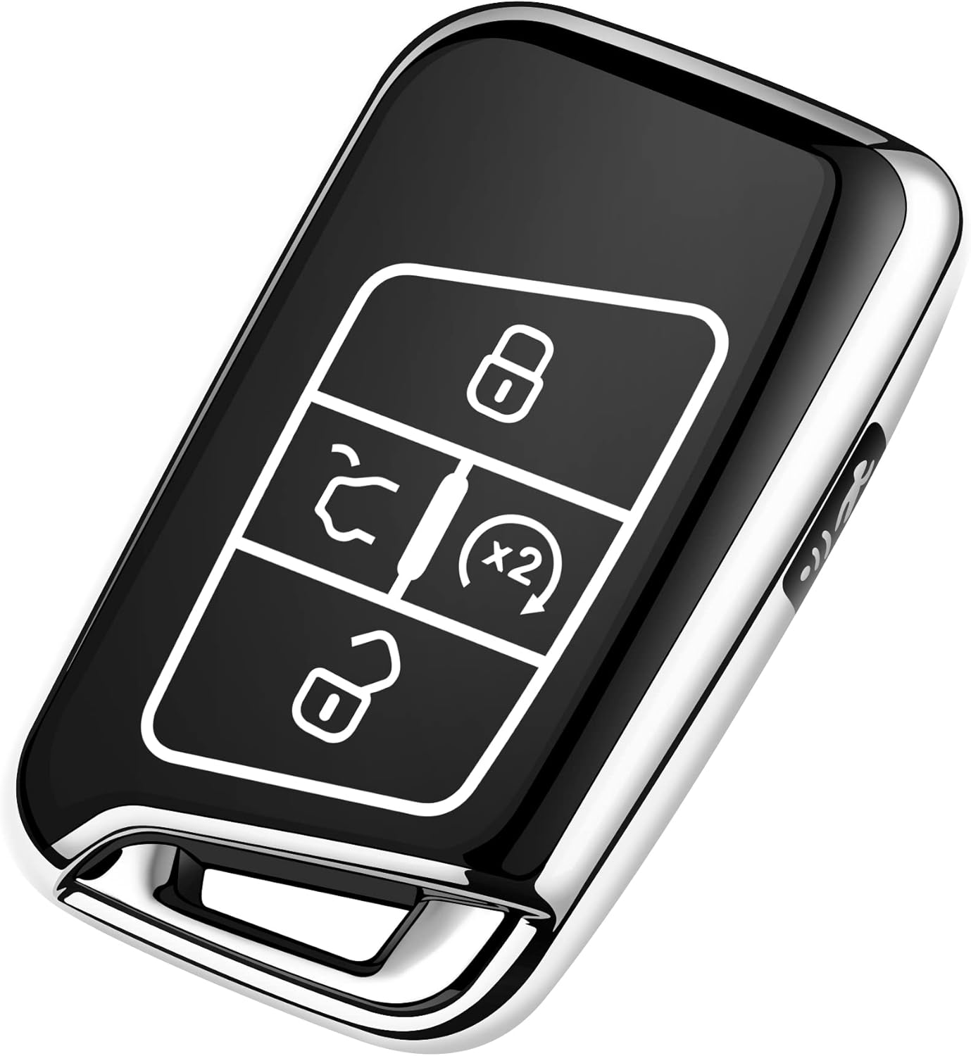 Tukellen Funda para llavero Volkswagen, funda de TPU suave de alta calidad con protección completa para llavero VW Tiguan Atlas Jetta Passat Golf