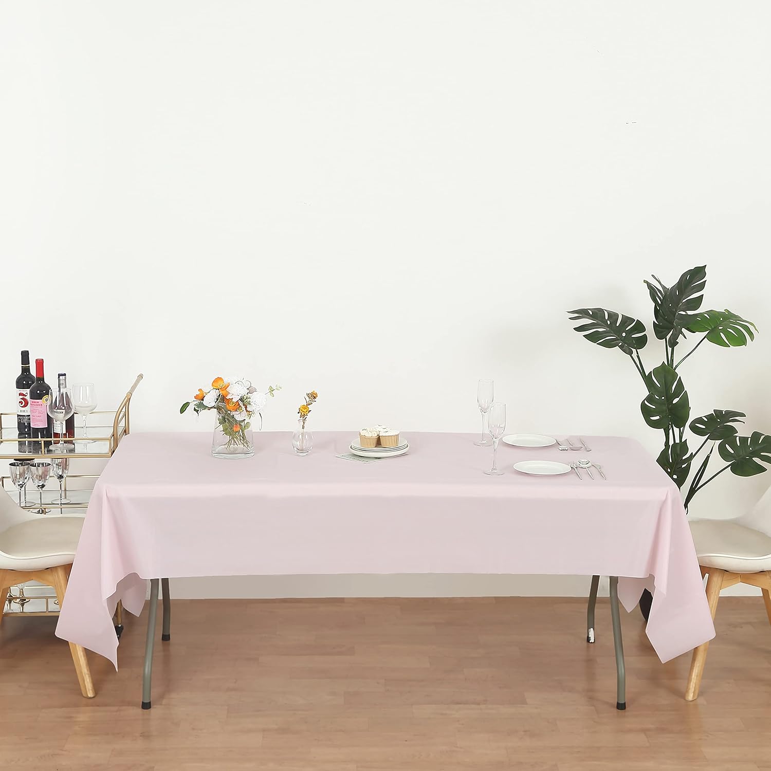 Evershine – Mantel de plástico resistente (reutilizable, 12 unidades)