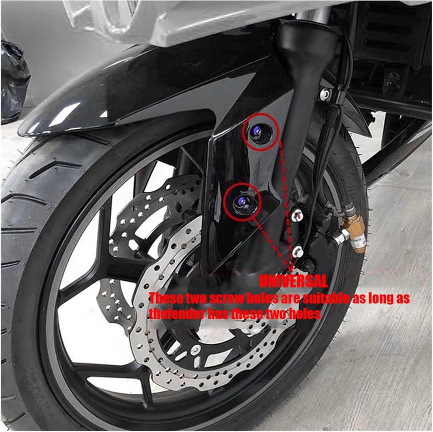 Para Benelli para TRK 502C para TRK502C 251 752S Guardabarros de motocicleta Protector de horquilla delantera Bloque de guardabarros delantero