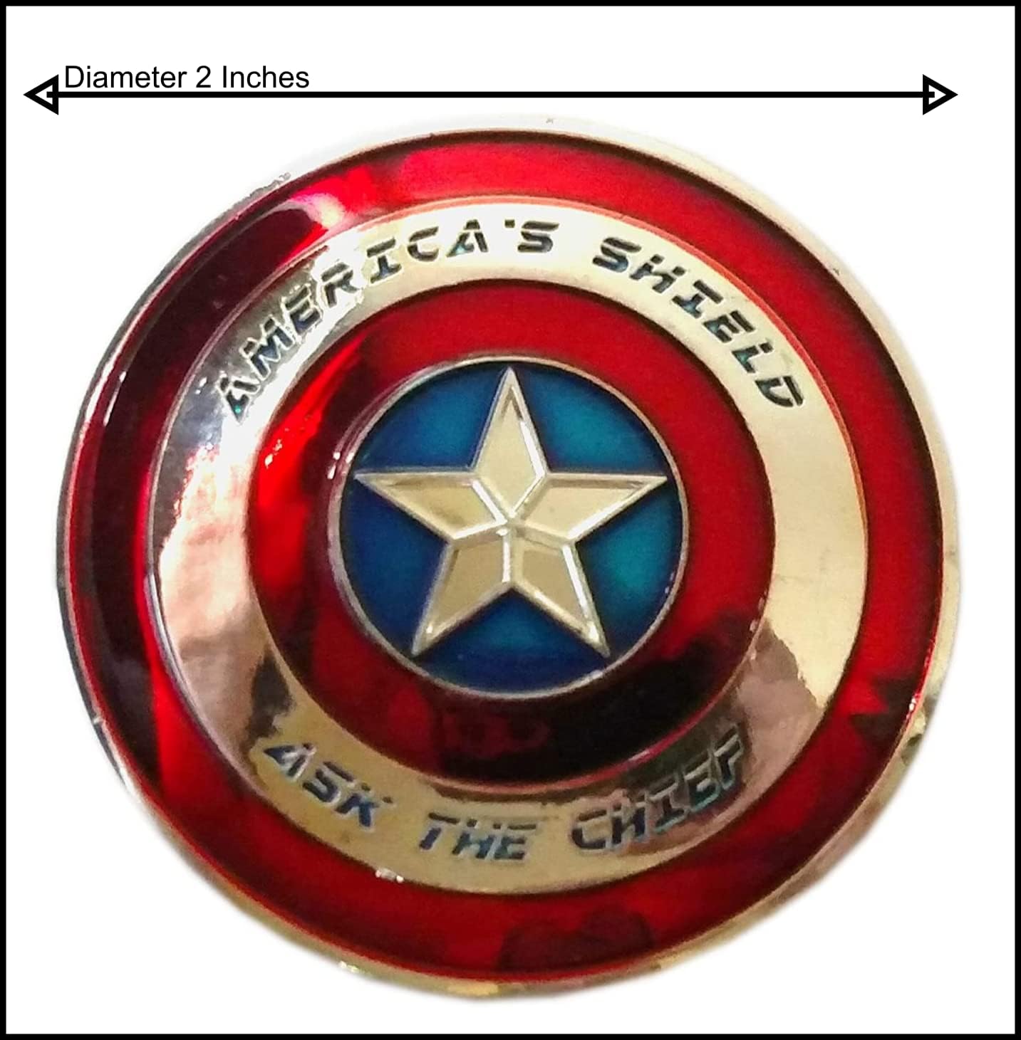USN Navy Ask the Chief PRIDE Moneda conmemorativa – Rojo Azul Plata – Servicio de honor y héroes, Rojo, blanco y plateado., Patriótico,