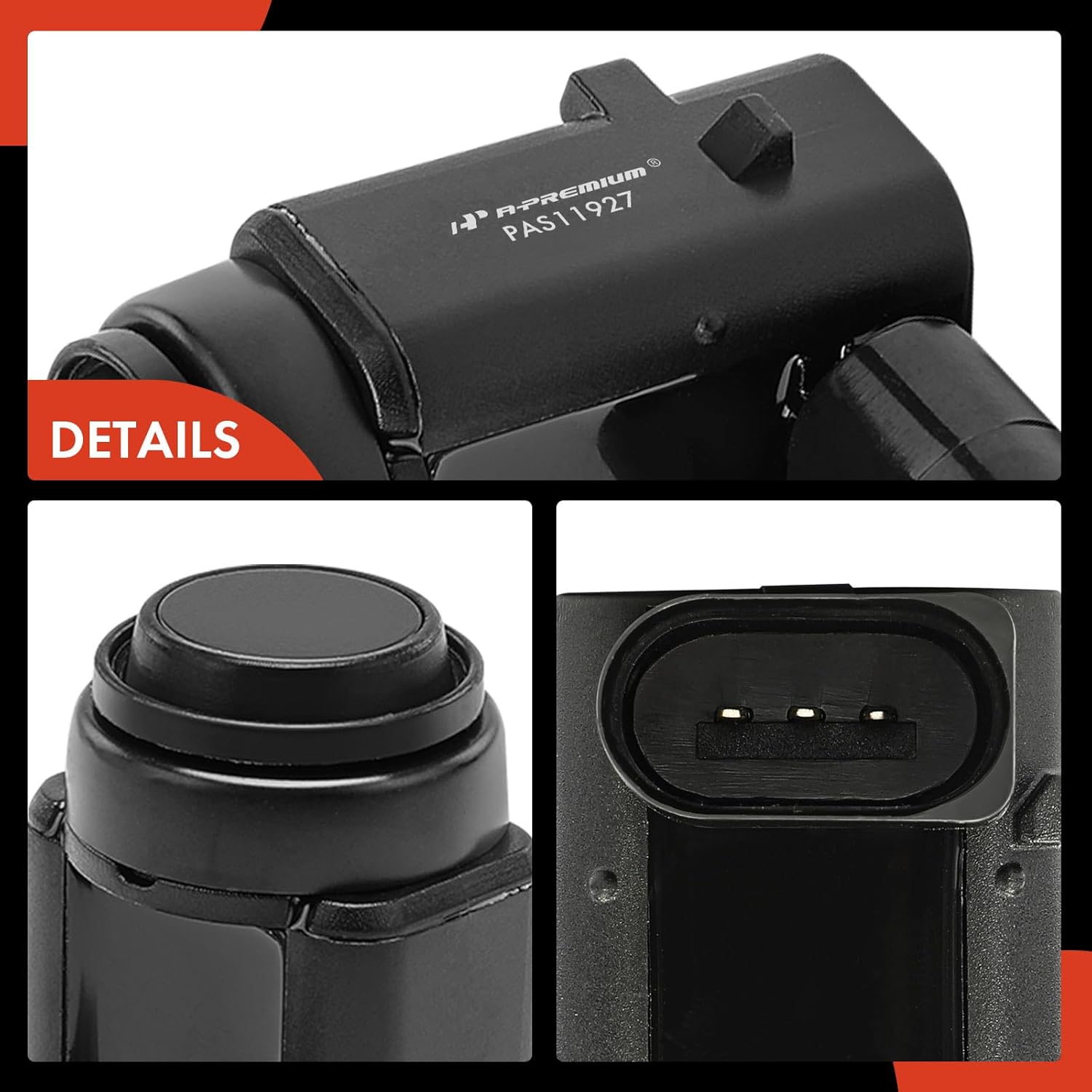 A-Premium Sensor de asistencia de estacionamiento de respaldo reverso compatible con modelos seleccionados de Volkswagen Jetta 2005-2008, Jetta City