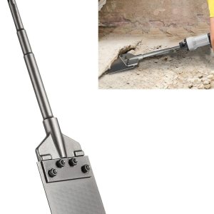 Nisorpa SDS Max – Rascador de suelo de 6 pulgadas, rascador de hoja resistente, broca de cincel con mango largo de 2 pies de largo, herramienta de Nisorpa SDS Max – Rascador de suelo de 6 pulgadas, rascador de hoja resistente, broca de cincel con mango largo de 2 pies de largo, herramienta de