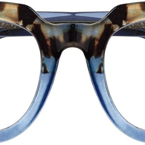 Peepers de PeeperSpecs – Lentes de lectura Showbiz Soft para mujer, cuadrados, con bloqueo de luz azul, Cuarzo AzulAzul, 50 Peepers de PeeperSpecs – Lentes de lectura Showbiz Soft para mujer, cuadrados, con bloqueo de luz azul, Cuarzo AzulAzul, 50