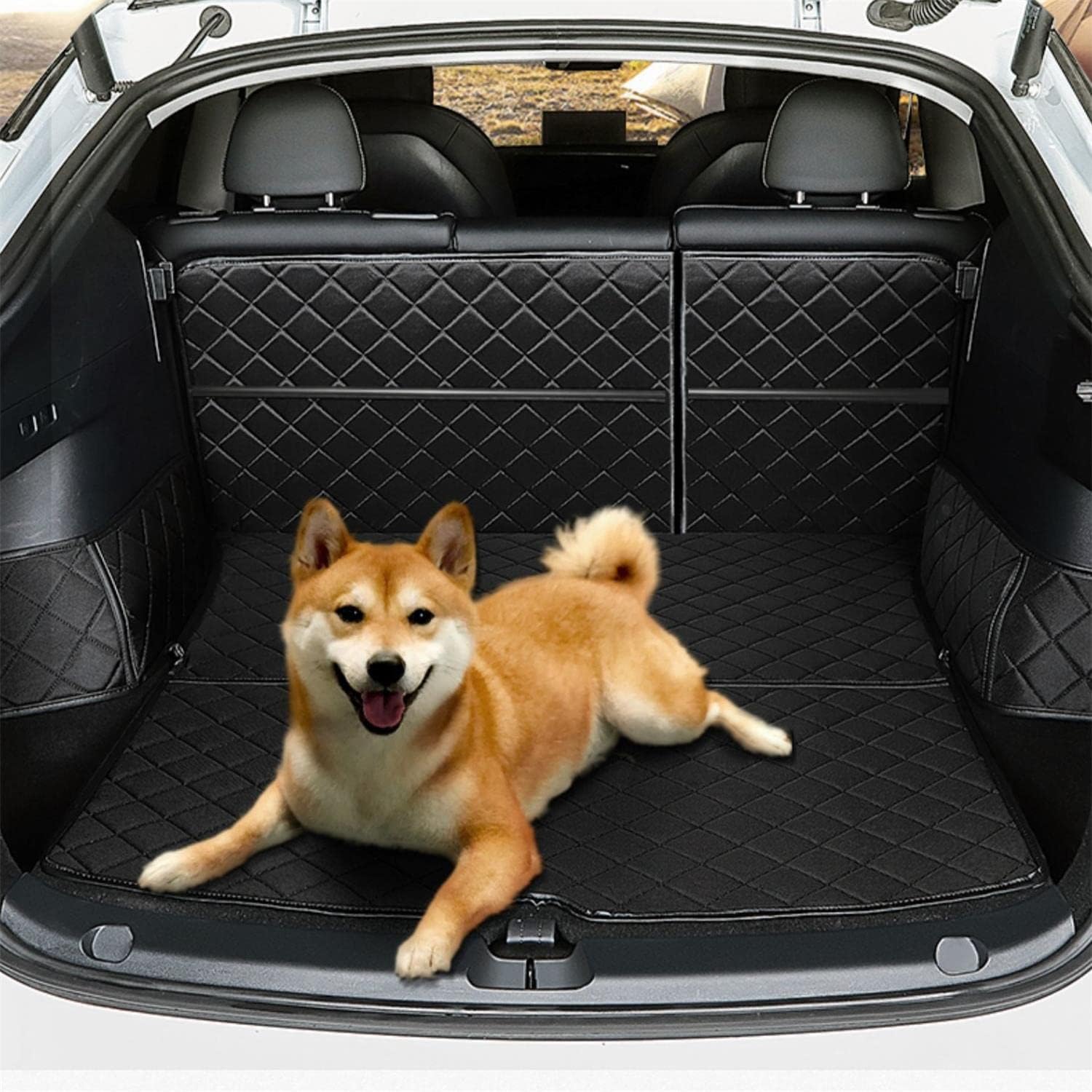 Alfombrilla para maletero trasero para todo tipo de clima para Tesla Model Y Cargo Liners Funda para maletero con cubierta de asiento trasero para