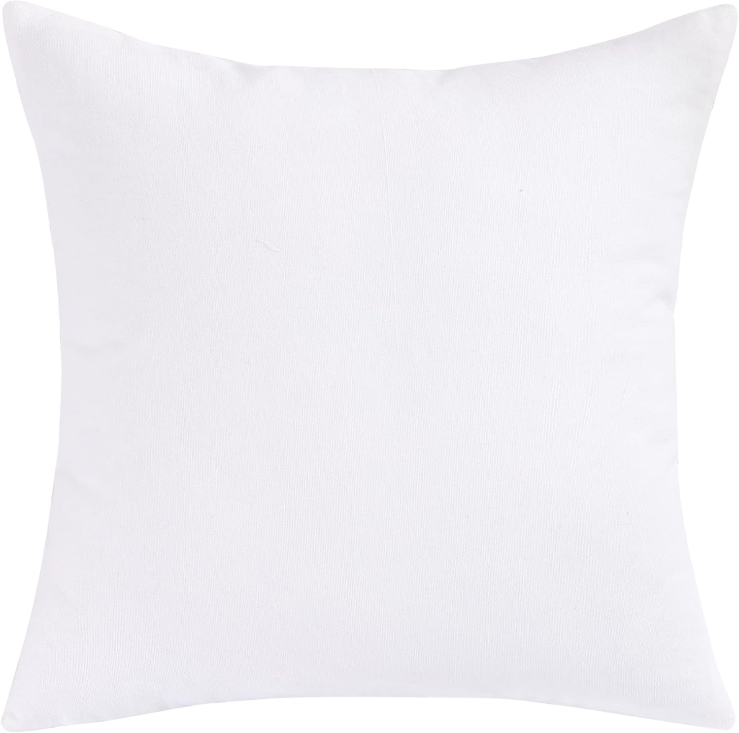 Holibeat Juego de 2 fundas de almohada con patrón floral bordado de primavera de 18 x 18 pulgadas, fundas de almohada para sofá, cama, sala de