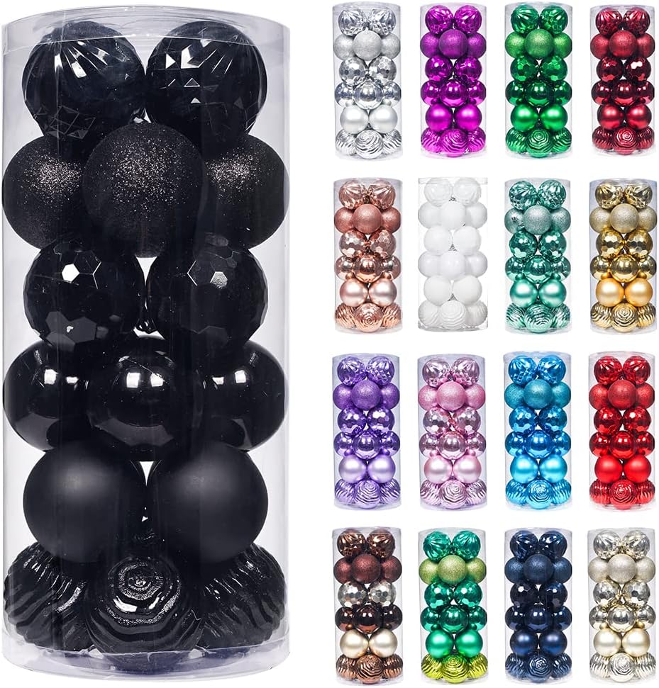 XmasExp – Bolas de Navidad para colgar (34 unidades, irrompibles)