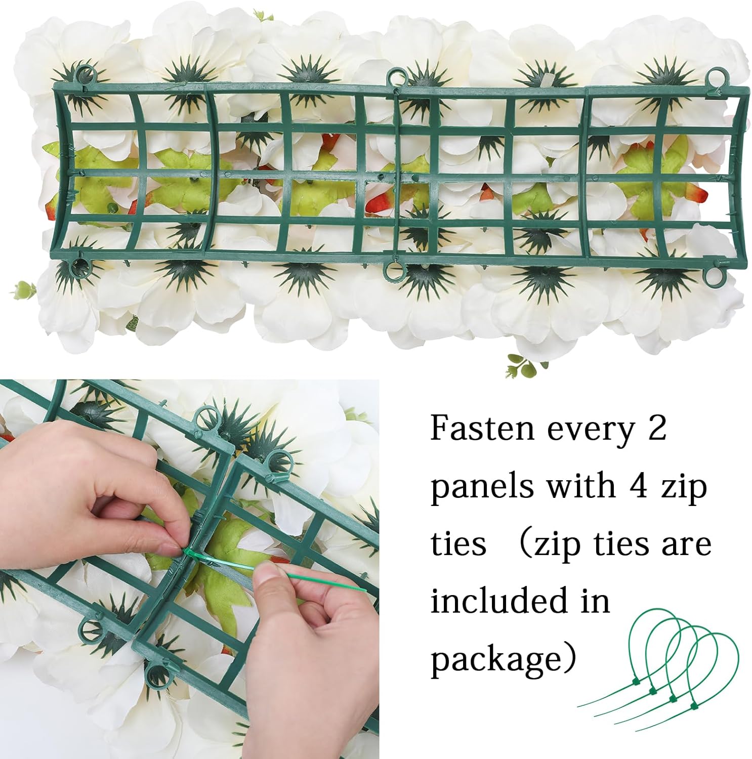 Garisey Mesa de comedor de boda, centro de mesa de flores, 2 piezas, decoración de carretera falsa de seda, rosa artificial para mesas, decoración