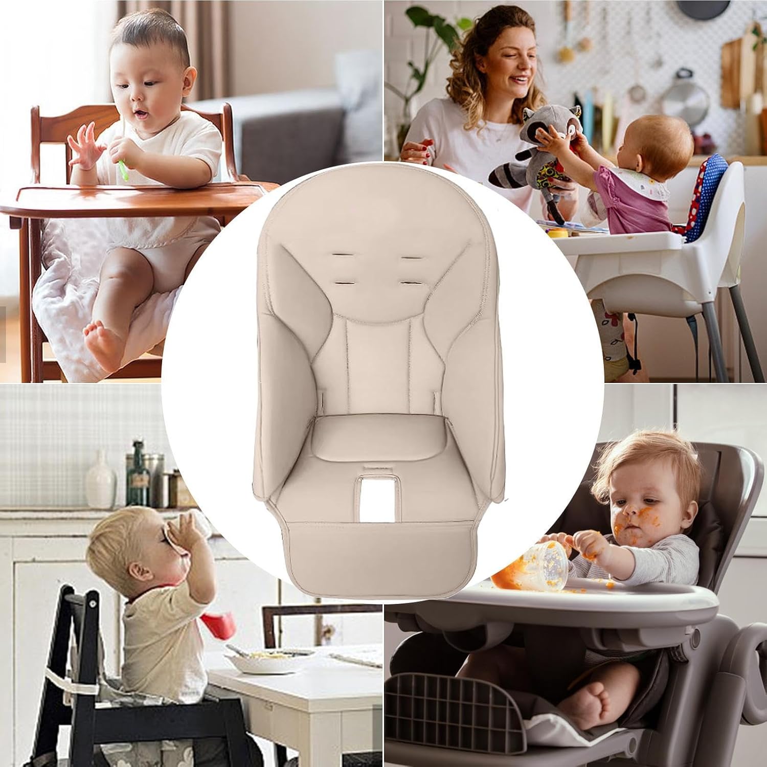Fundas para silla alta para bebé, cojín de silla alta, funda de repuesto universal para silla alta Gracos, para silla alta Ingenuity