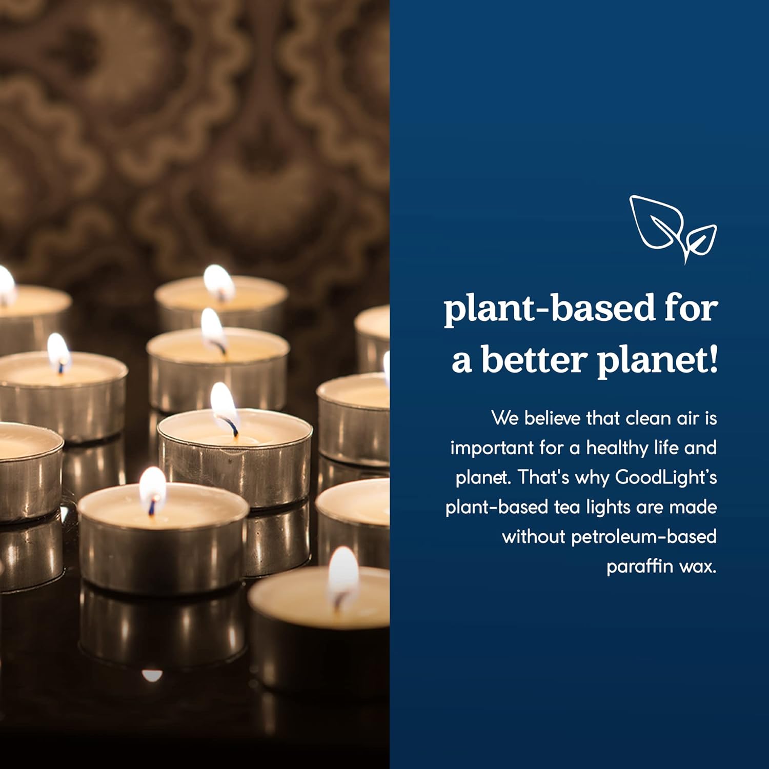 velas de té sin parafina