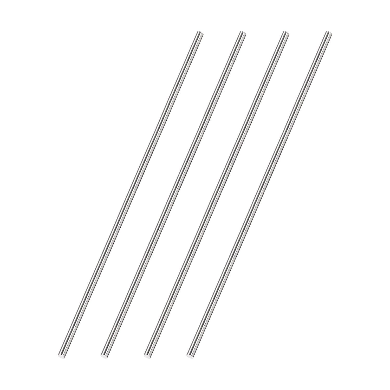 uxcell Varilla redonda sólida de acero inoxidable 304 de 0.197 in x 13.780 in para manualidades de bricolaje – 4 piezas
