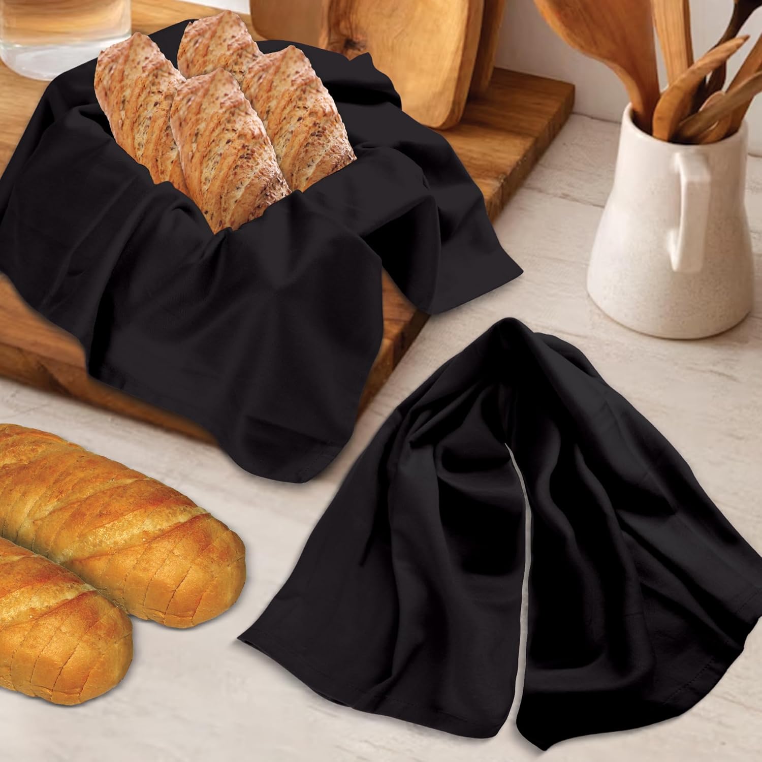 Toallas de cocina, Negro